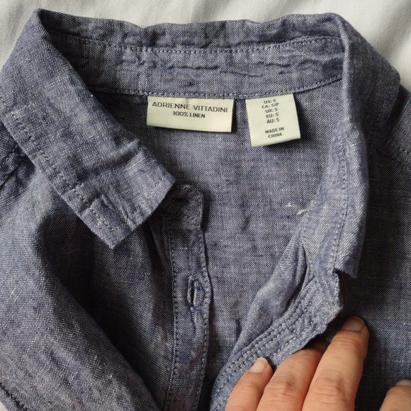 Adrienne Vittadini Linen Dress - Picture 1 of 5
